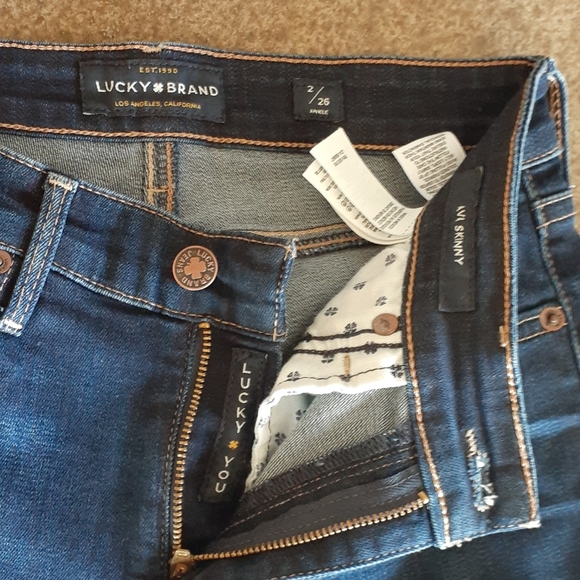 Lucky Brand Jeans {Ava Skinny-ankle. Size 2/26} - Picture 3 of 6